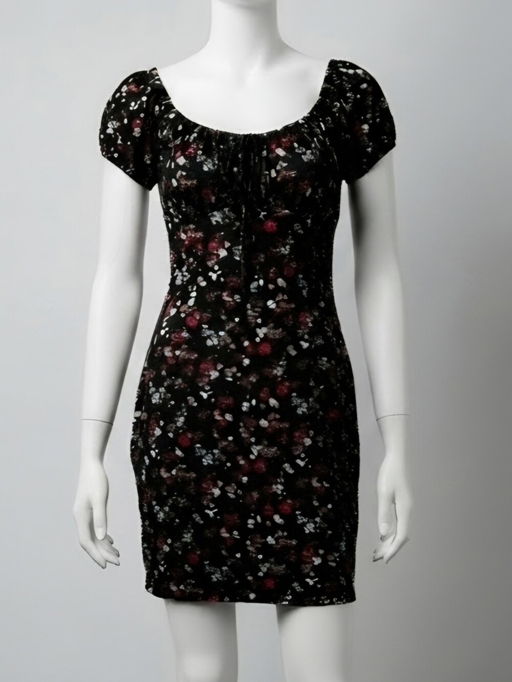 FOREVER 21 DITSY FLORAL MILKMAID MINI DRESS